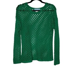 Aina Be green knitted sweater. Size S